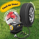 Mini Compressor De Ar 12v Pneu Carro Moto Bike Portatil 12v