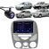 Central Multimidia Android Auto Strada G3 Moldura + Câm Cinza