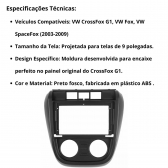 Central Multimídia Android 2 Din Spacefox G1 Moldura 9