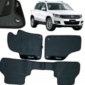 Kit Tapete Emborrachado VW Tiguan 2009 Até 2017 3 Peças
