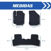 Kit Tapete Emborrachado Hyundai Creta 2022 em Diante 3 Peças