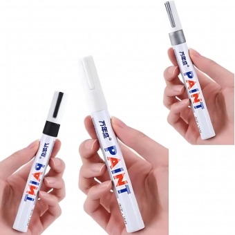 Caneta Tinta Óleo Permanente Prova Dagua Tenis Pneu Tecido