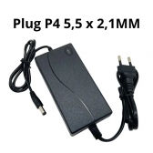Fonte de Alimentação Eletrônica Bivolt Plug P4 5,5 x 2,1MM