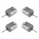 4x Motor Fechadura Trava Elétrica Onix Prisma Spin Cobalt