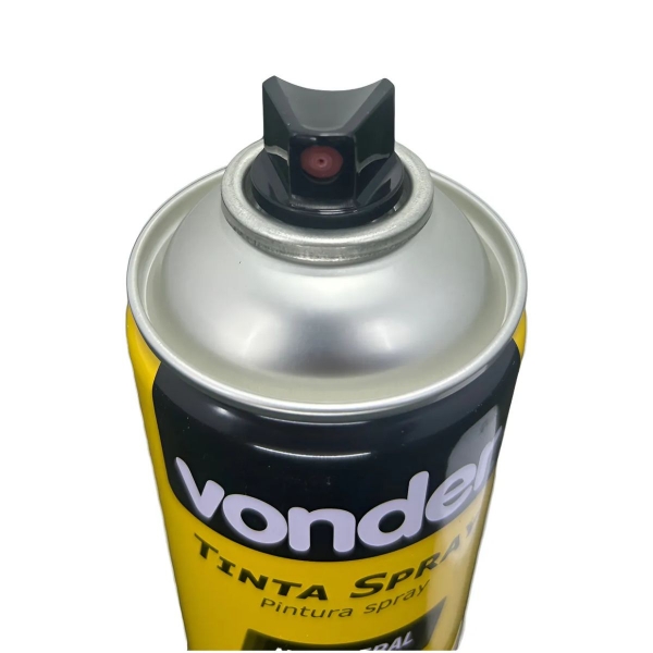 Tinta Spray Branco Brilhante 350ml Uso Geral Vonder Pintura