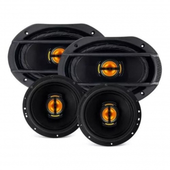 Kit Fácil Auto Falantes 6pol +6x9 Jb669 Flex Le Son 220w Som