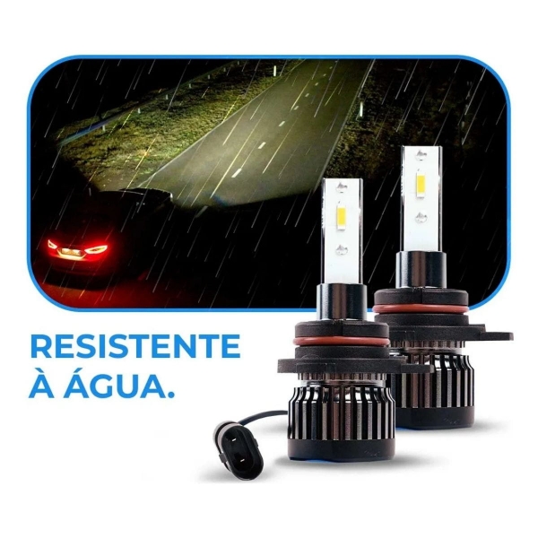 Kit Lâmpada Ultraled Atom Headlight M7 H4 4300k 3700 Lumens