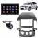 Central Multimidia Android Auto Hyundai I30 Moldura + Câm Preto