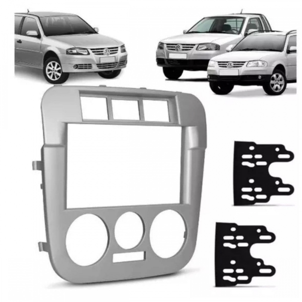Moldura VW Gol/Parati/Saveiro G4 2D CH Prata