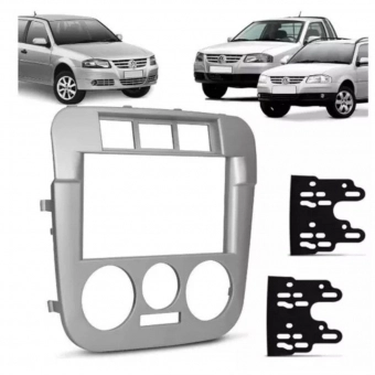 Moldura VW Gol/Parati/Saveiro G4 2D CH Prata
