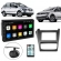 Central Multimidia Android Auto Crossfox Moldura + Câm Preto