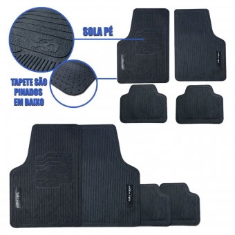 Tapete Universal Para Linha Volkswagen Emborrachado 4 Peças