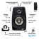 Kit Amplificador 600w Pro Som Ambiente + 2 Caixas Parede Preto
