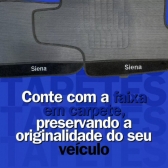 Kit Tapete Emborrachado Siena 2013 Até 2021 3 Peças