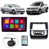 Central Multimídia Android 2 Din Gol G6 Moldura 9