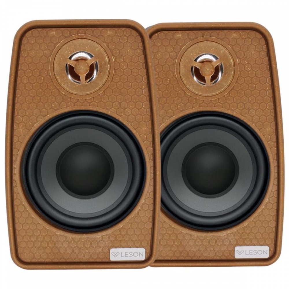 Caixa Som Ambiente 70W Leson Terracota Ativa + Passiva