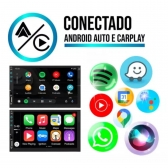 Mp5 Multimidia Gol Parati Saveiro G4 Carplay Android Auto