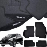 Kit Tapete Emborrachado Cherry Tiggo5 2019 Em Diante 4 Peças