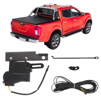 Trava Elétrica Caçamba Frontier 2017 em Diante Tampa Traseira Tragial PAKTNIMN002