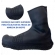 Capa Sapato Impermeável Silicone Tênis Chuva Motoboy Preto - M
