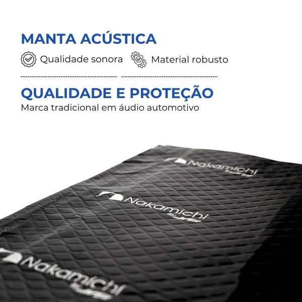 Manta Tratamento Acústica Som Automotivo Nakamichi Qualidade