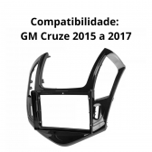 Central Multimídia Android 2 Din GM Cruze Moldura 9