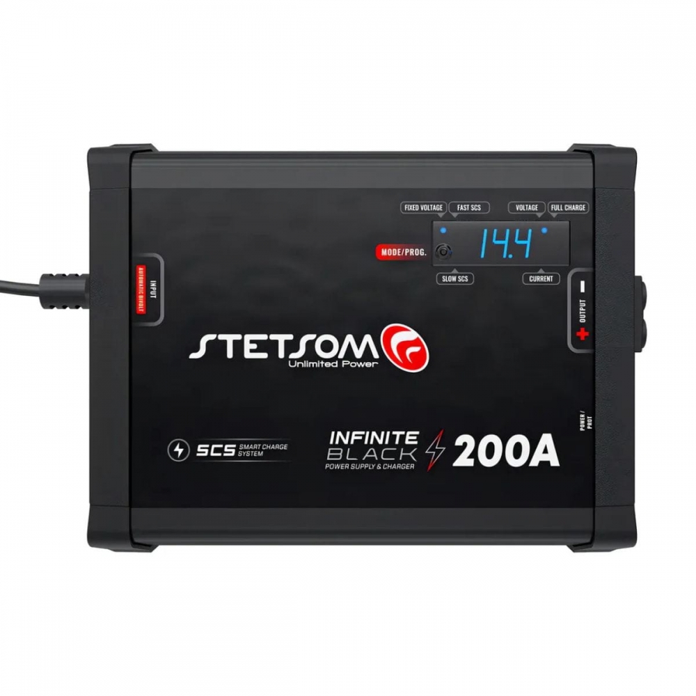 Fonte Carregador Bateria Bivolt 200a Stetsom Infinite Black