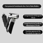 Mini Compressor De Ar 12v Pneu Carro Moto Bike Portatil 12v