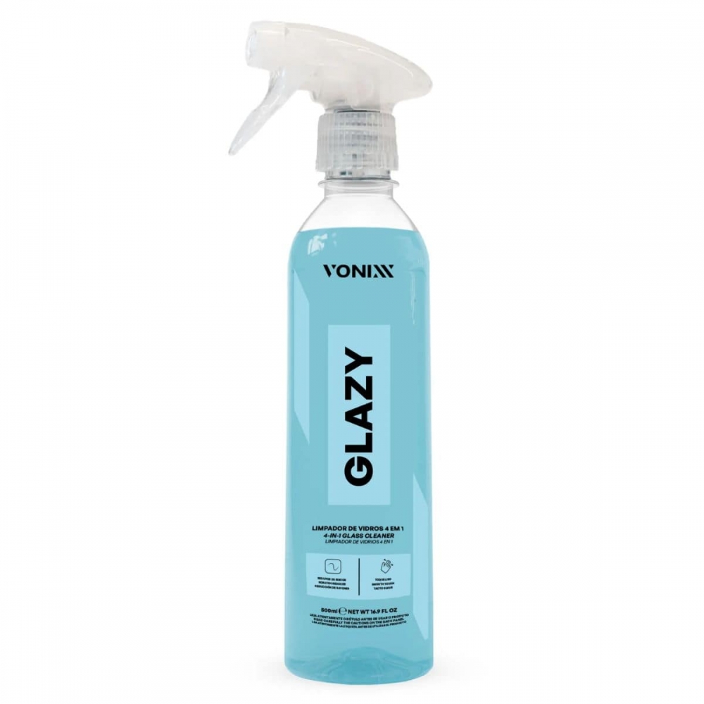 Limpador de Vidros Glazy 4 em 1 Vonixx 500ml