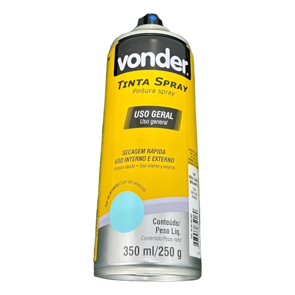 Tinta Spray Azul Claro 350ml Uso Geral Vonder Pintura
