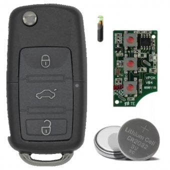 Chave Canivete Completo Compativel VW Original VW3B G5