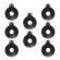 Kit 8 Reparos Driver Hi-300 Tweeter 8 Ohms 100w Hi-320 Force