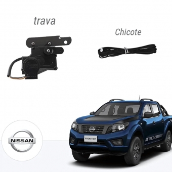 Trava Elétrica Caçamba Frontier 2017 em Diante Tampa Traseira Tragial PAKTNIMN002