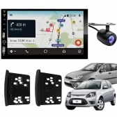 Central Multimídia Carplay Android Focus Moldura + Câmera