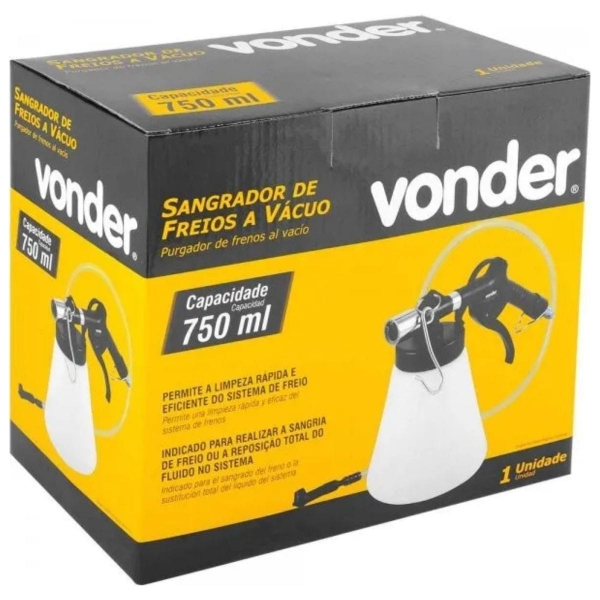 Sangrador De Freios A Vácuo Automotivo Oficinas Vonder 750ml
