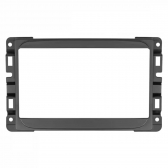 Central Multimídia 2 Din Mp5 Fiat Uno Câmera Moldura Tela PT Fosco