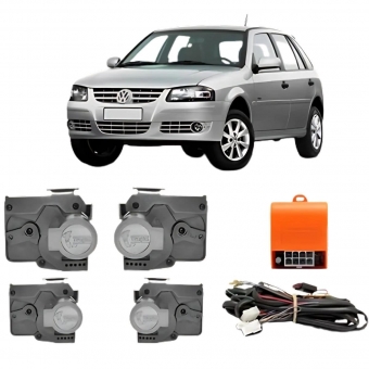 Kit Trava Elétrica Fox Gol Parati G2 G3 e G4 4 Portas Tragial PAKTVWMN039