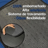 Kit Tapete Emborrachado Onix 2012 a 2017 3 Peças
