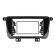 Central Multimídia 2 Din Mp5 Nissan Kicks Câmera Moldura BP