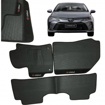 Tapete De Borracha Corolla 2020 Até 2025 3 Peças