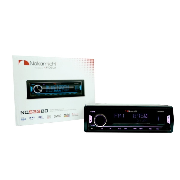 Radio Som Mp3 Automotivo Nakamichi Nq533bd Usb Bluetooth Fm