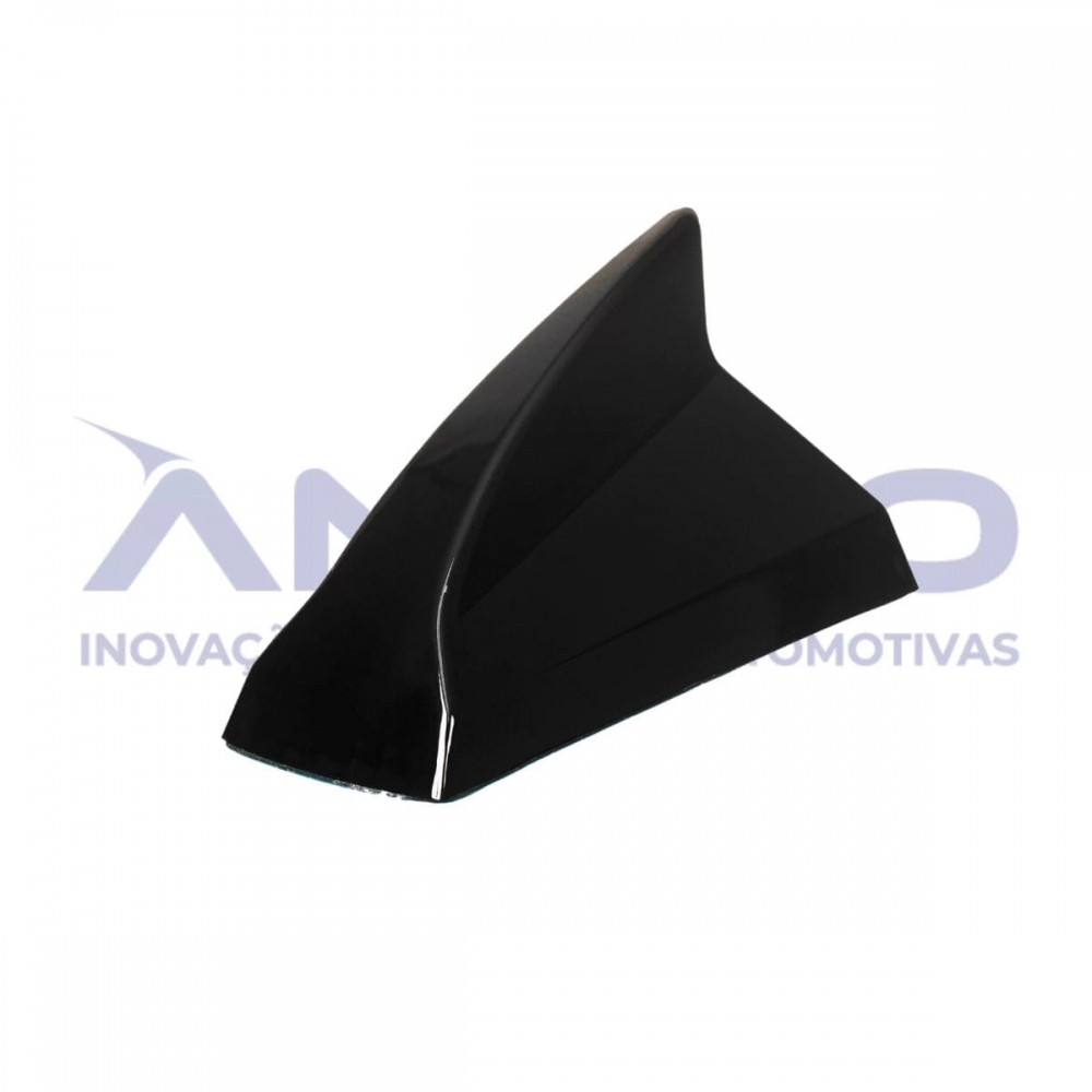 Antena Teto Shark Preto Brilhante Receptiva AN074
