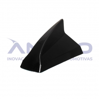 Antena Teto Shark Preto Brilhante Receptiva AN074