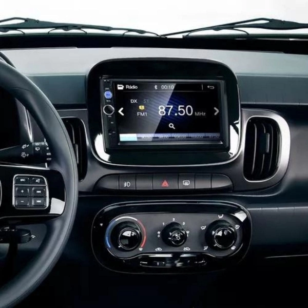 Central Multimídia Mp5 Fiat Mobi Câmera Bt Espelhamento Mold