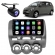 Central Multimídia Android 2 Din Honda Fit Antigo Moldura 9