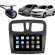 Central Multimídia Android 2 Din Renault Logan Moldura 9