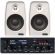 Kit Amplificador 600w Pro Som Ambiente + 2 Caixas Parede Branca