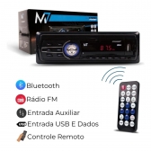 Rádio Automotivo Bluetooth Mp3 Fm Usb Sd Som 7000bt M7 Preto