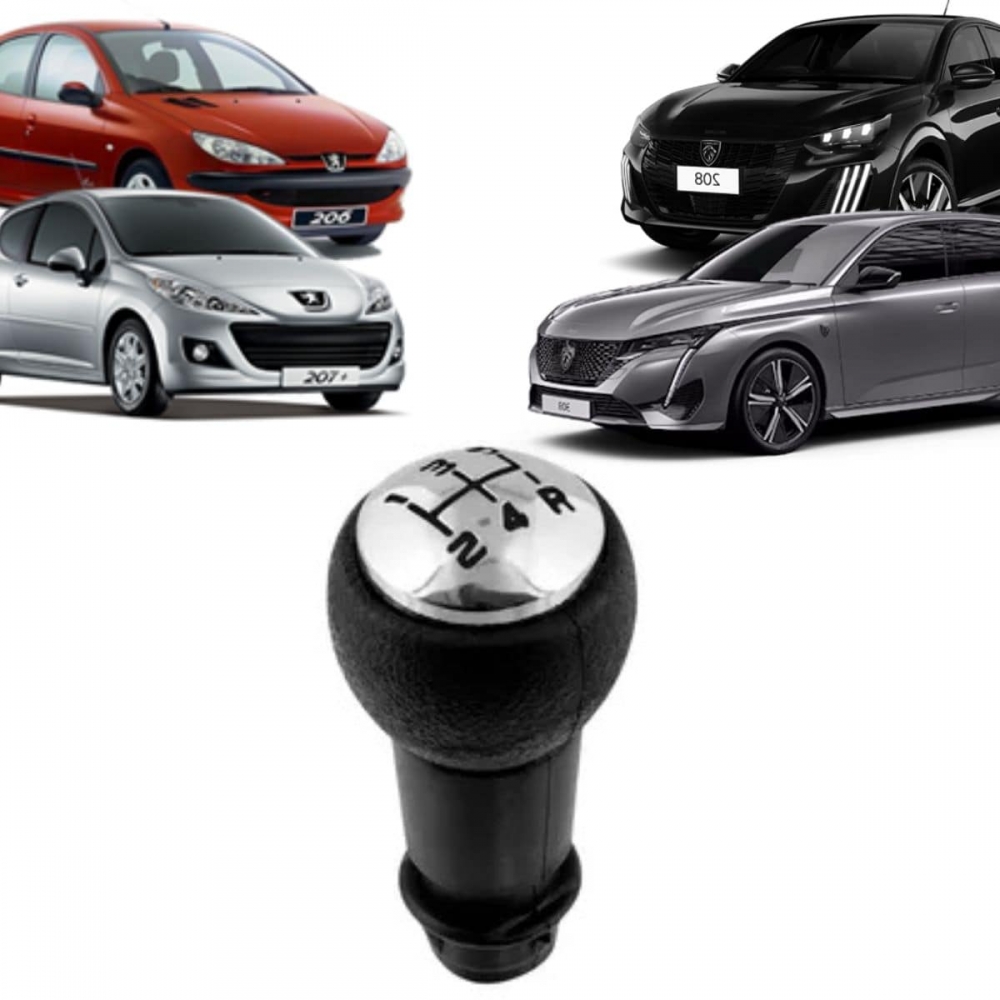 Bola Cambio Peugeot 206 207 208 SW 307 308 406 Emblema Cromado