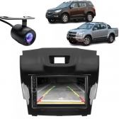 Central Multimídia 2 Din Mp5 GM S10 Câmera Moldura BP